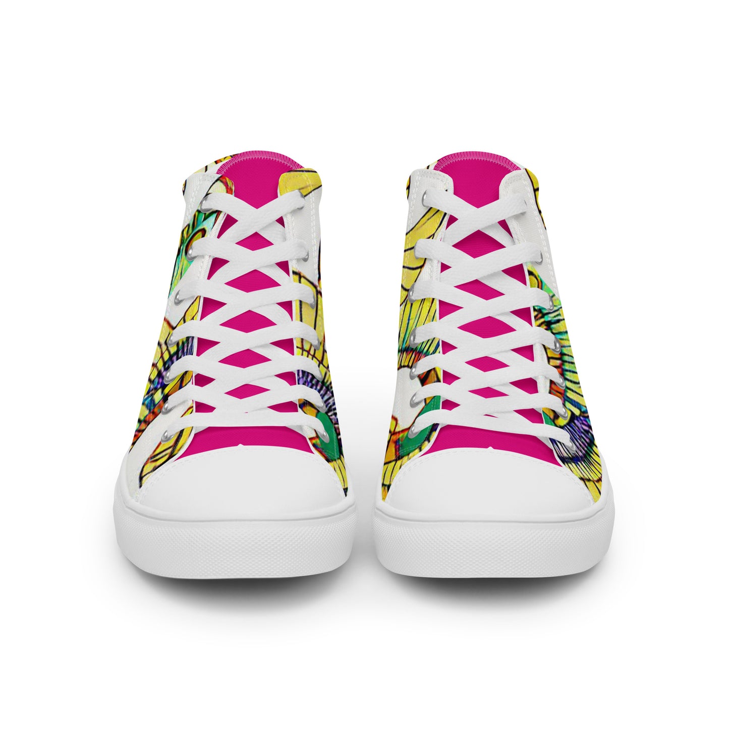 Women’s high top canvas shoes