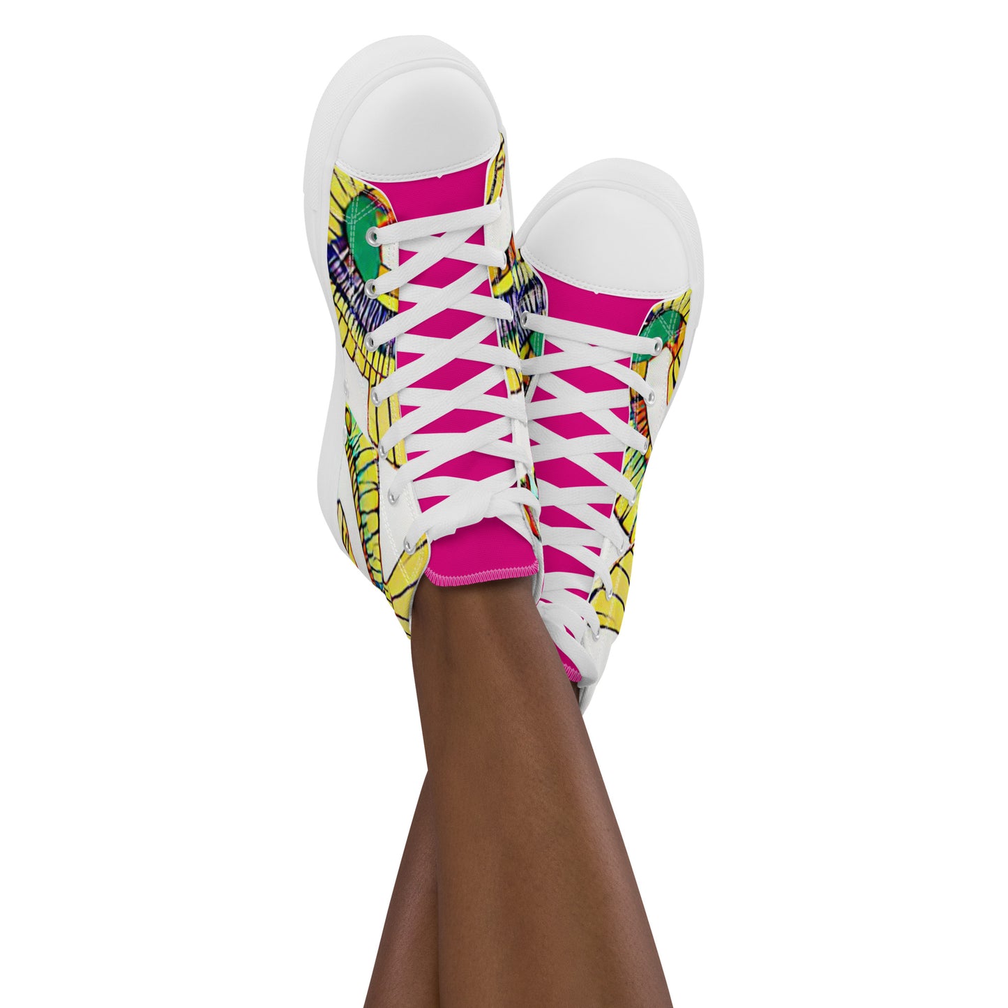 Women’s high top canvas shoes