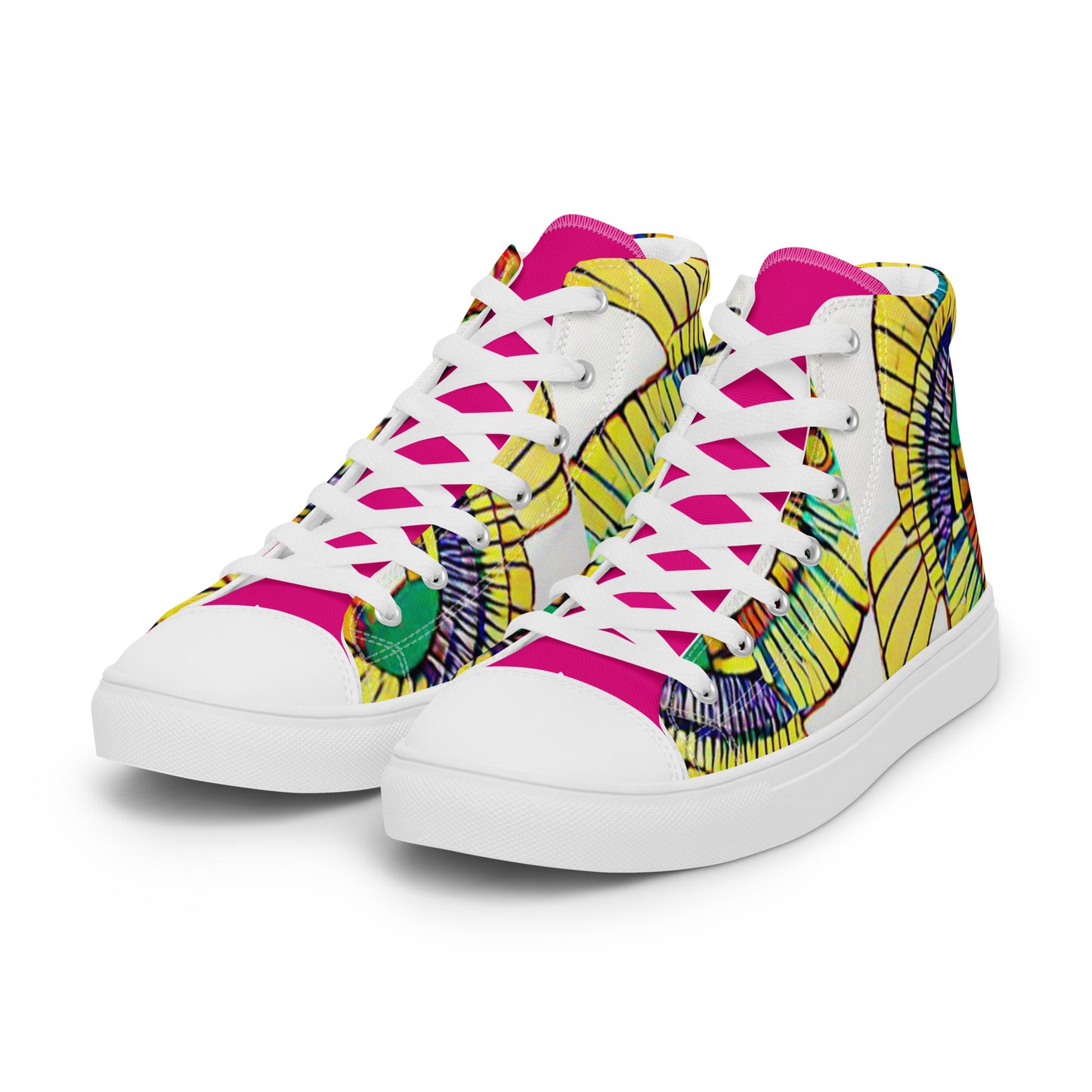 Women’s high top canvas shoes
